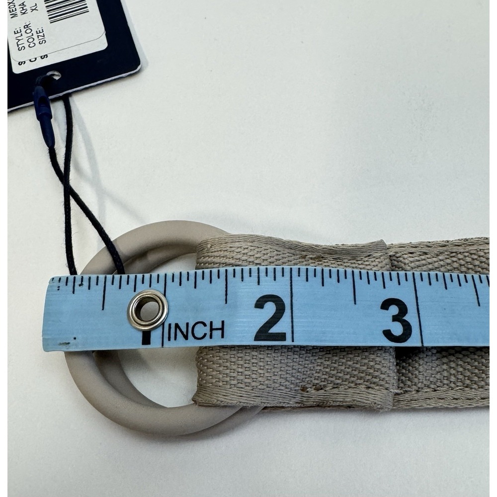 NWT PETER MILLAR CROWN CRAFTED PERFORMANCE O-RING BELT SIZE XL KHAKI $90 - Picture 8 of 9